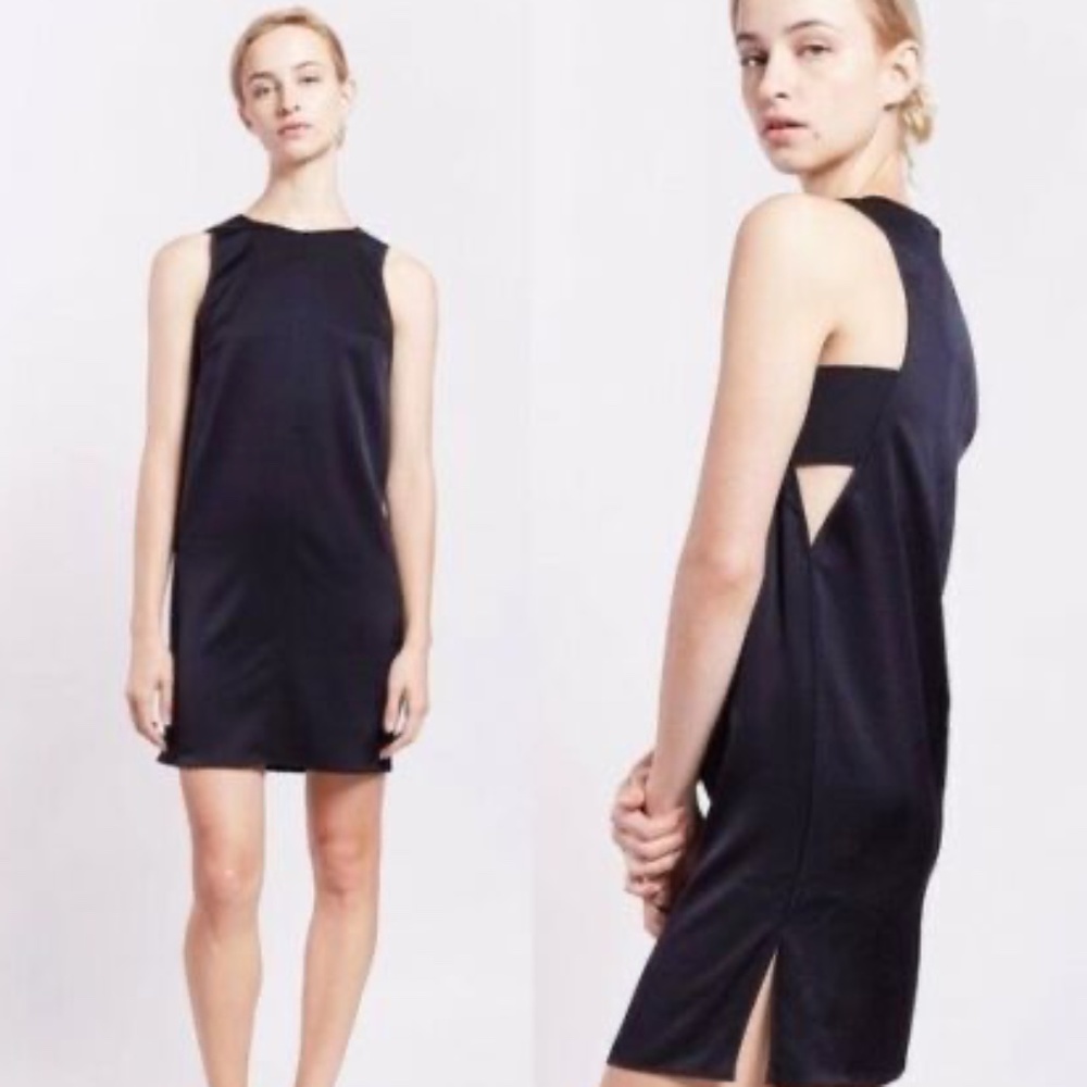 Rag & Bone Clementine Black Bandeau Shift Dress 0